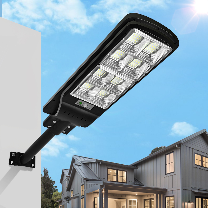 Lámpara de calle solar integrada de inducción automática